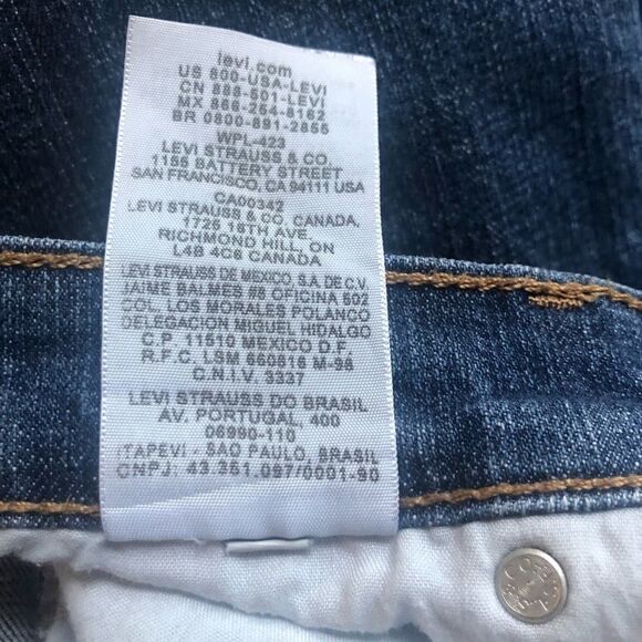 Levi’s 550 Jeans, Relaxed Boot Cut, Blue Size 6M - Picture 5 of 6